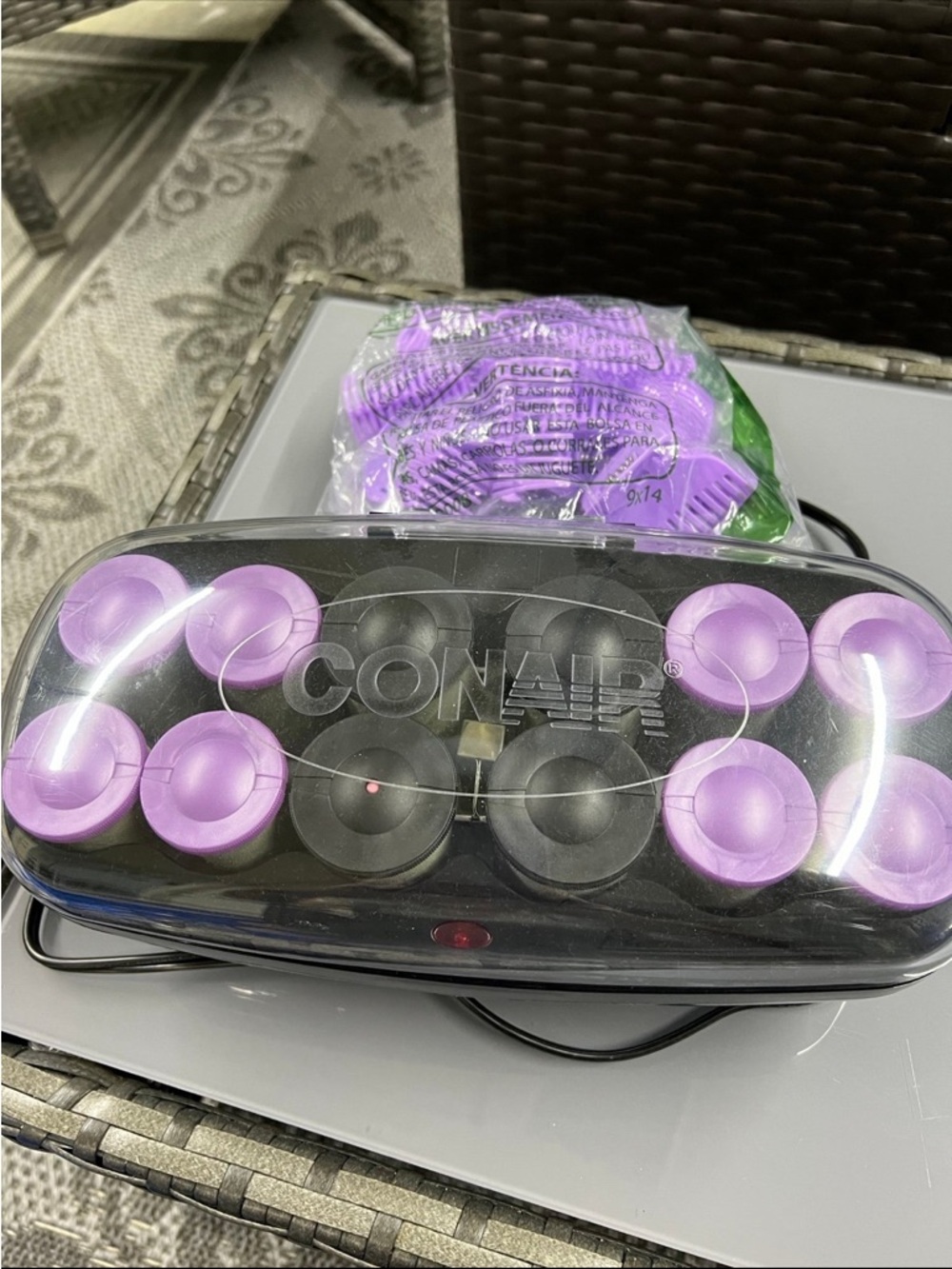 Conair Purple Hot Rollers Set - Women's Hair Accessory